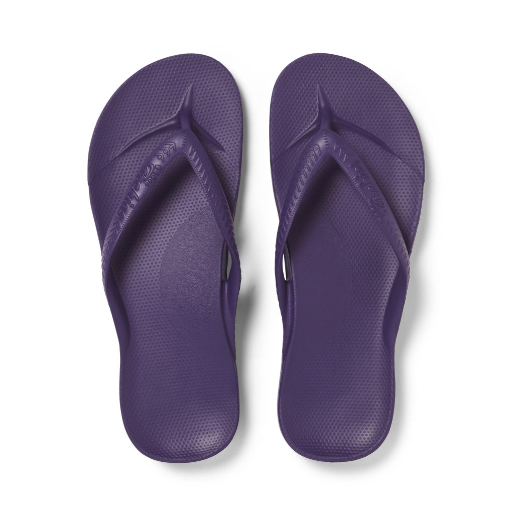 Arch Support Flip Flops - Classic - Acai Purple